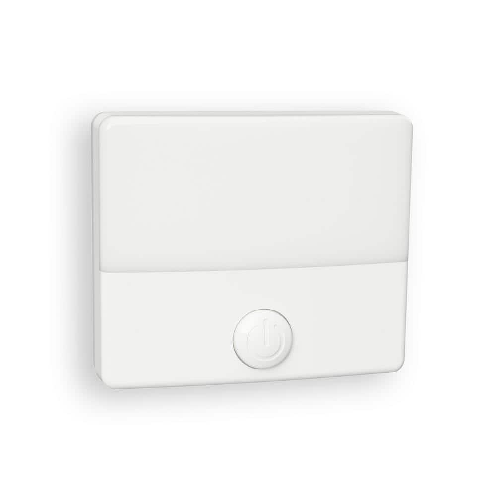 Westek NL-MNTI Senti Push Button Night Light, White, 1-Pack
