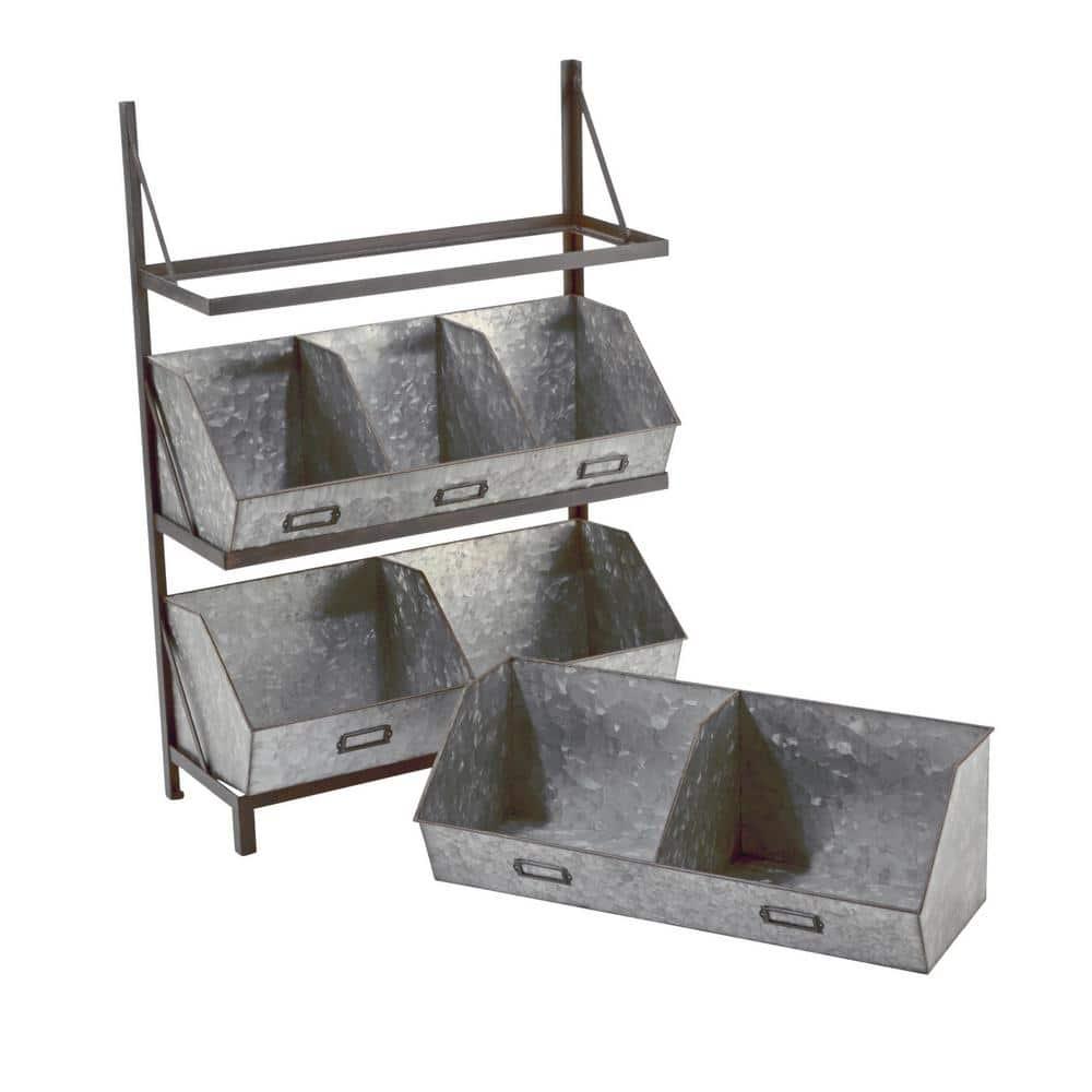 Tripar Industrial Bin Organizer/Display - Metal