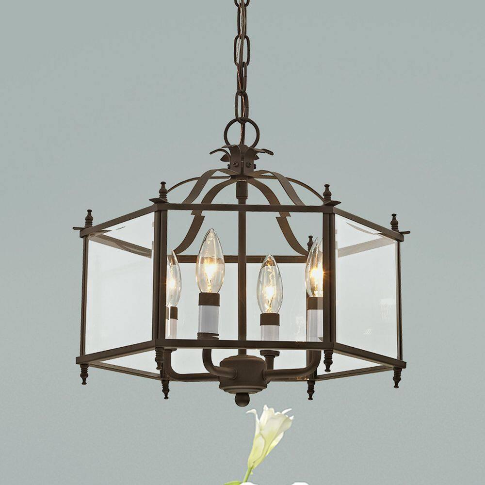 Livex Lighting Livingston 4 - Light Pendant in  Bronze