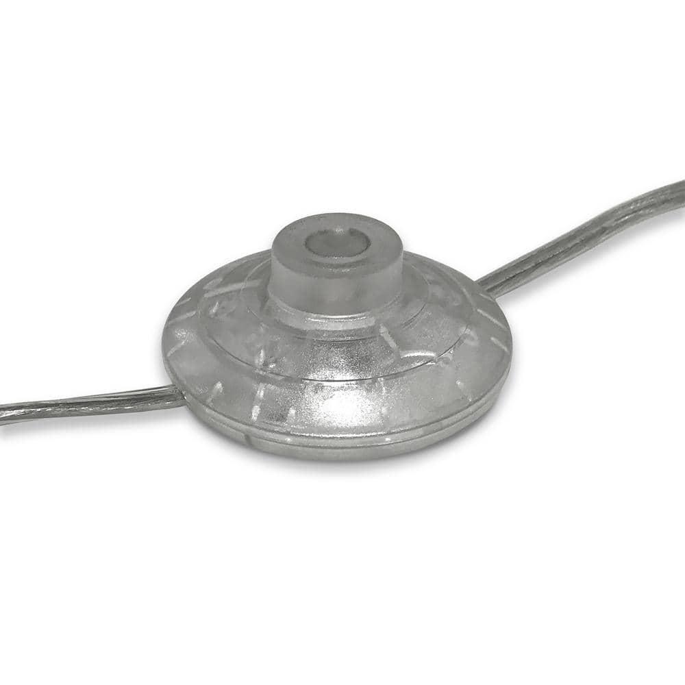 Evelyn&Zoe Aspen 3-Light Torchiere Floor Lamp with Fabric Shade, Brass/White