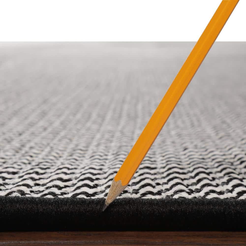 Lark Manor™ Ashvith Houndstooth Indoor/Outdoor Reversible Area Rug - Black & Reviews | Wayfair