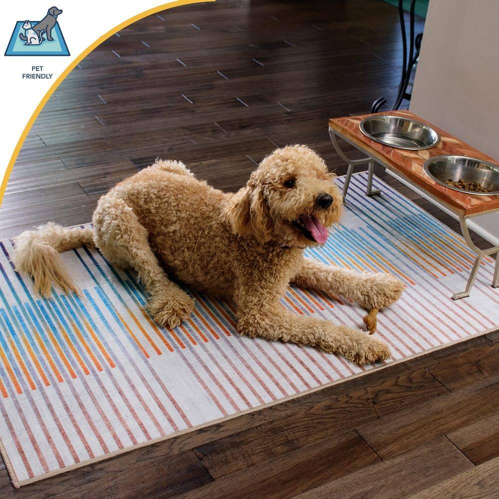 My Magic Carpet Flatweave Washable Oriental Indoor / Outdoor Rug