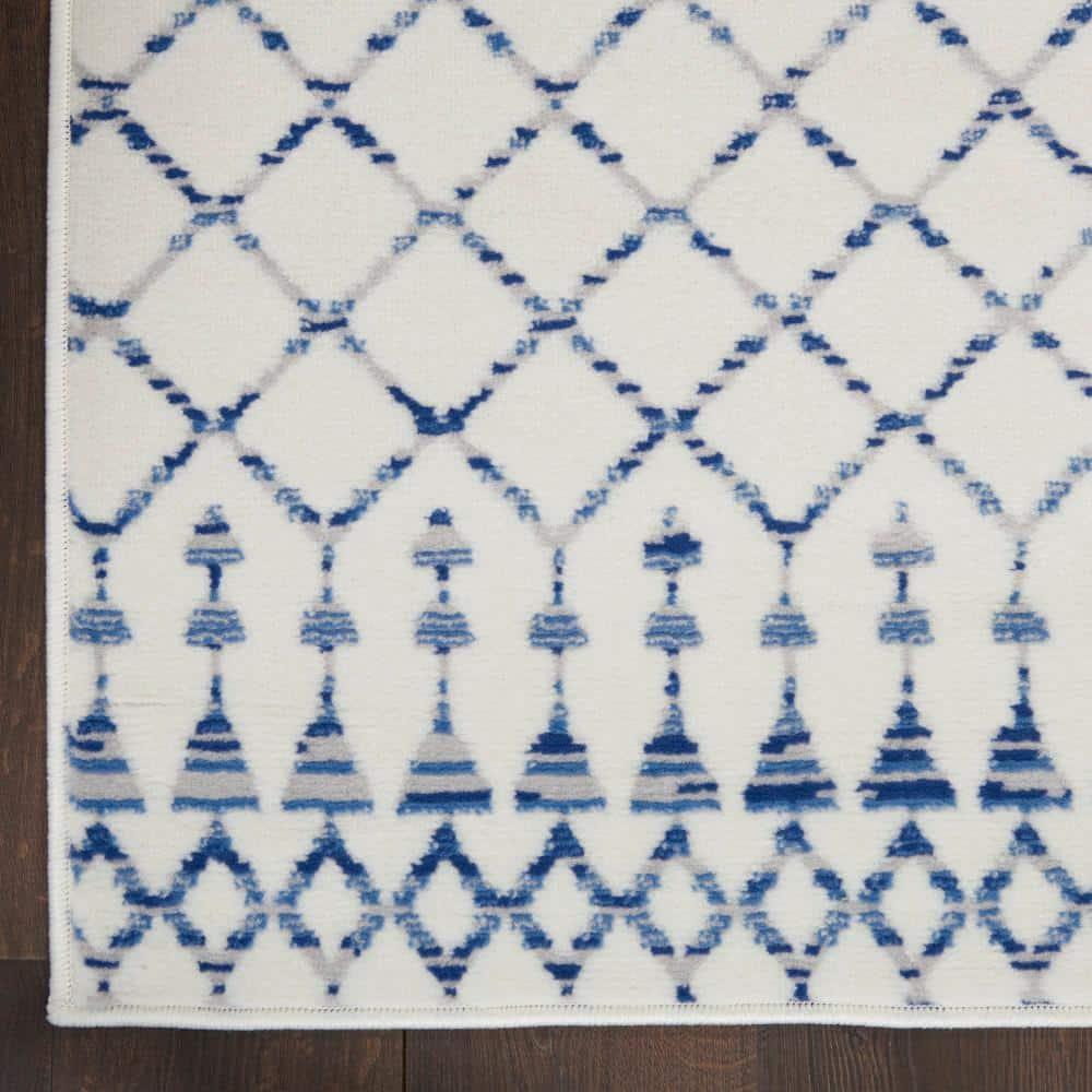 Nourison Whimsicle WHS02 Indoor only Area Rug - Ivory 6' x 9'
