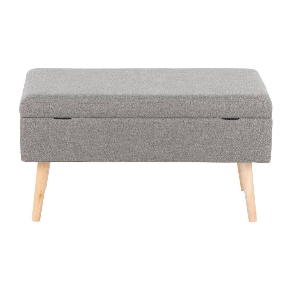 Mercury Row® Beyers Fabric Upholstered Storage Bench