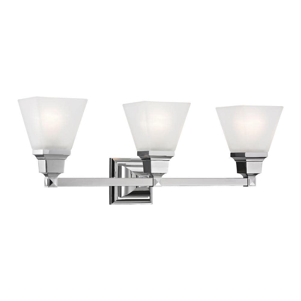 Livex Lighting Mission 3 - Light Vanity in  Polished Chrome
