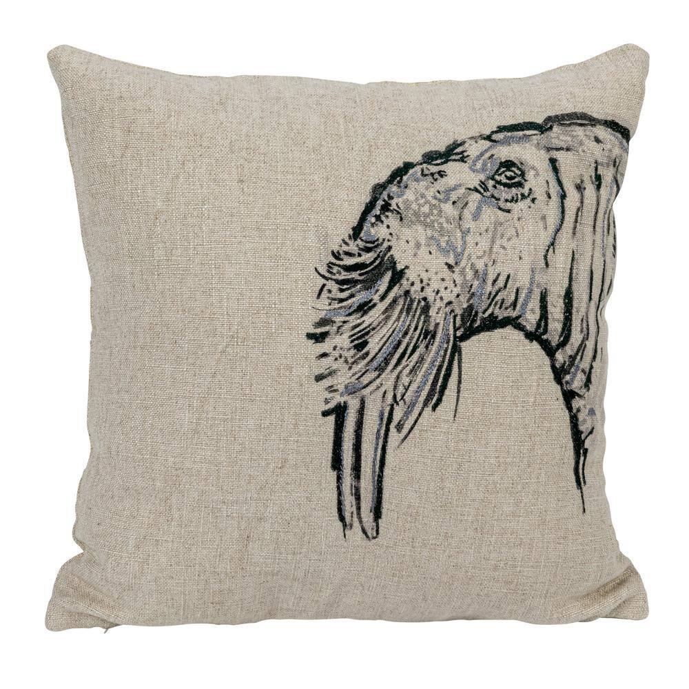 Creative Co-Op Linen Throw Pillow