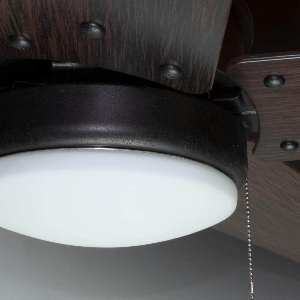 P2574-8030K-Progress Lighting-Whirl - Wide - Ceiling Fan - 1 Light - Damp Rated in Transitional style - 60 Inches wide by 15.88 Inches high-Forged