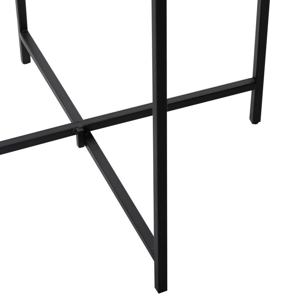 Contemporary Terrazzo Accent Table White - Olivia & May