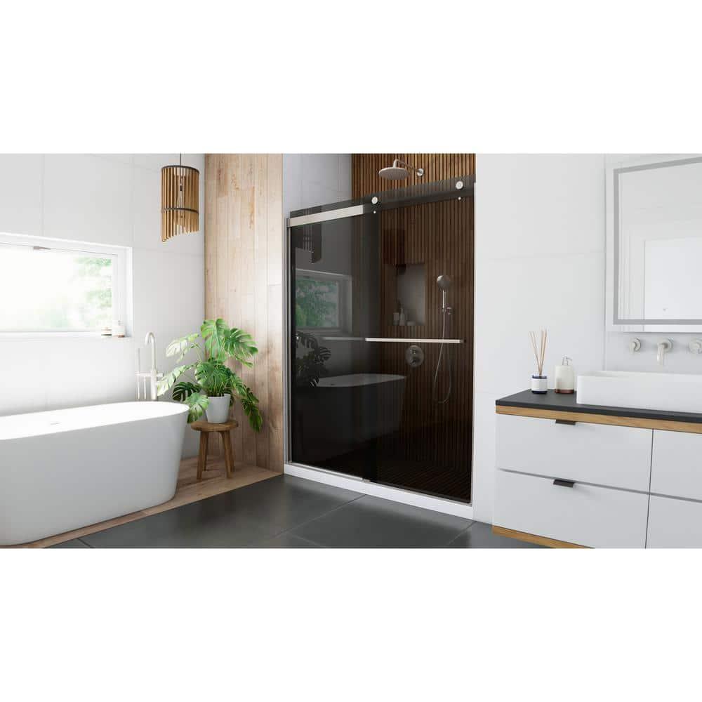 Sapphire 56" W x 76" H Frameless Shower Door