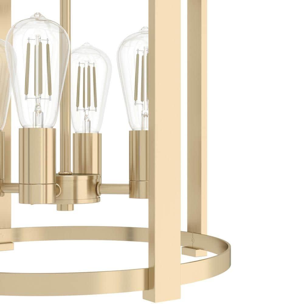 Hunter Fan 4 Modern Alturas Gold Cage Chandeliers