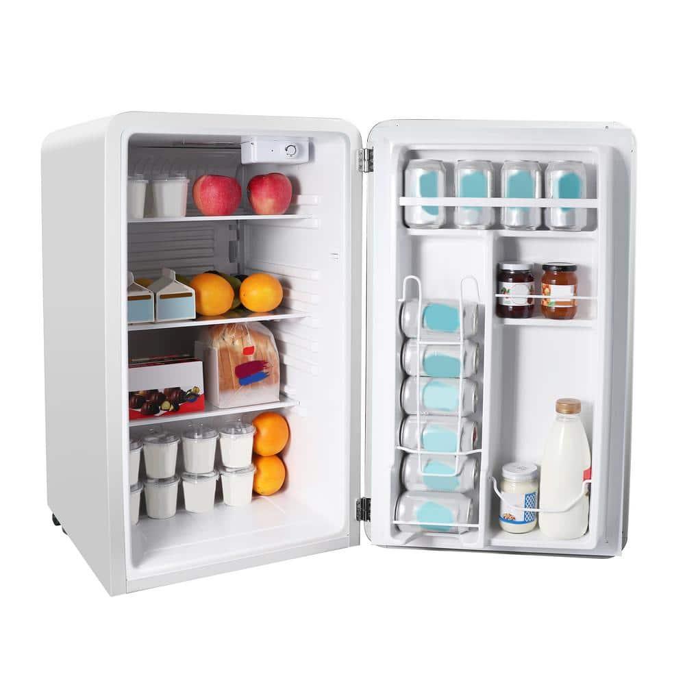 Magic Chef Magic Chef Retro 3.2 Cubic Feet Portable Freestanding Mini Fridge