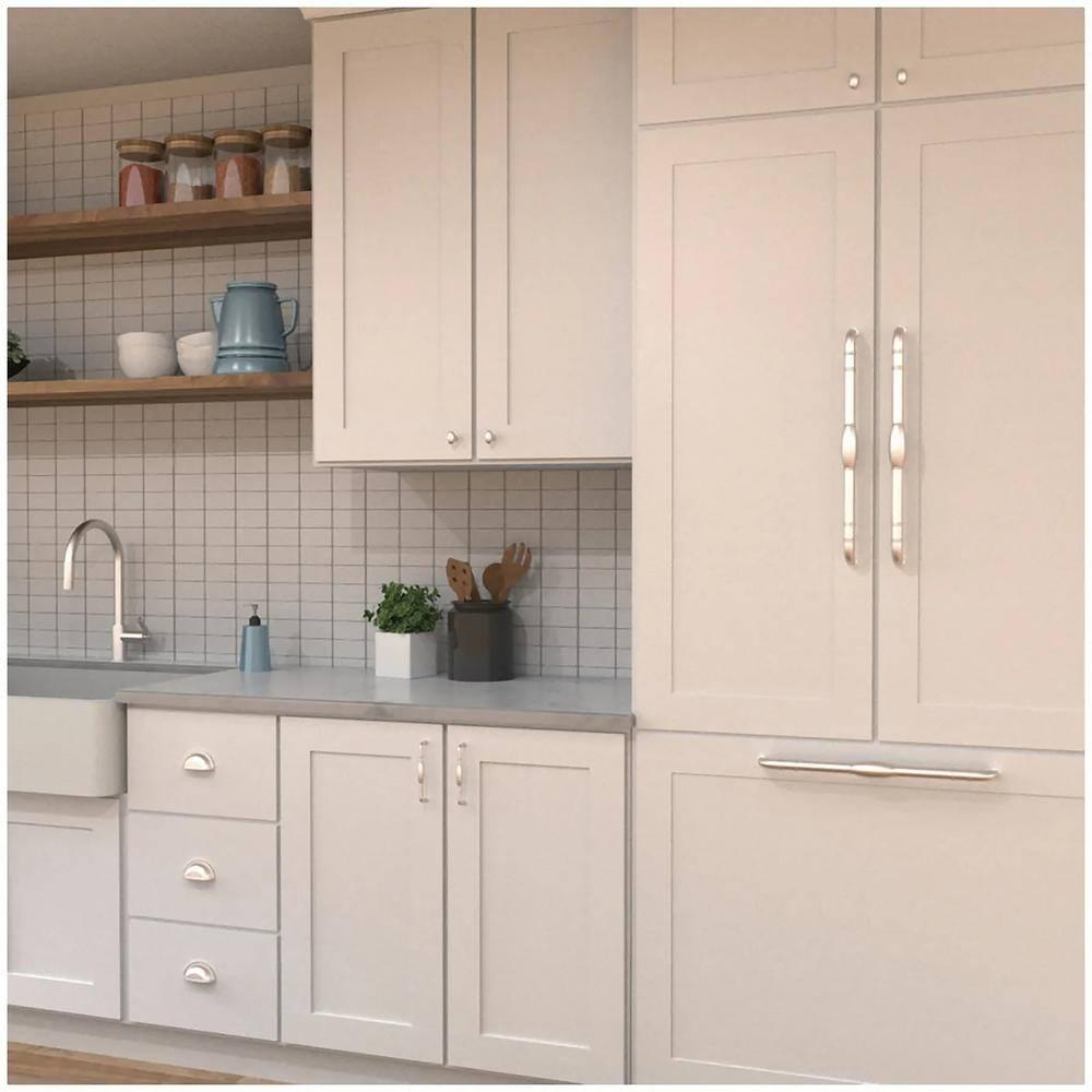 Hickory Hardware Williamsburg Collection Appliance Pull - 18" Center to Center Cabinet Pull Black Nickel Vibed - Farmhouse Hardware for Drawers & Cabinets