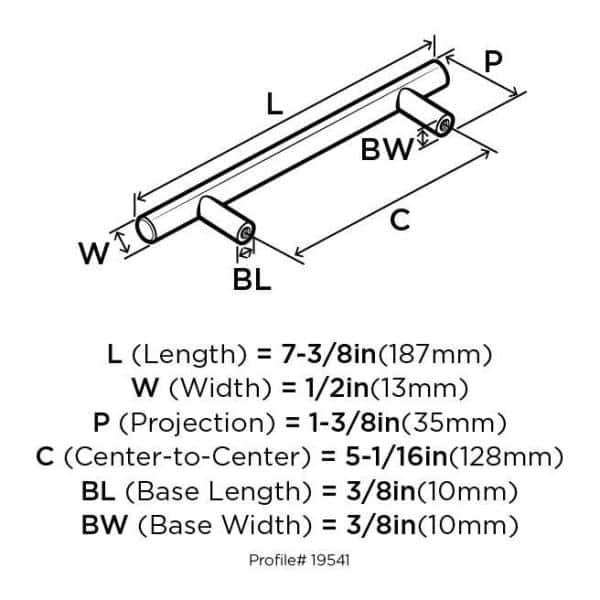 Bar Pulls Center to Center Bar Pull