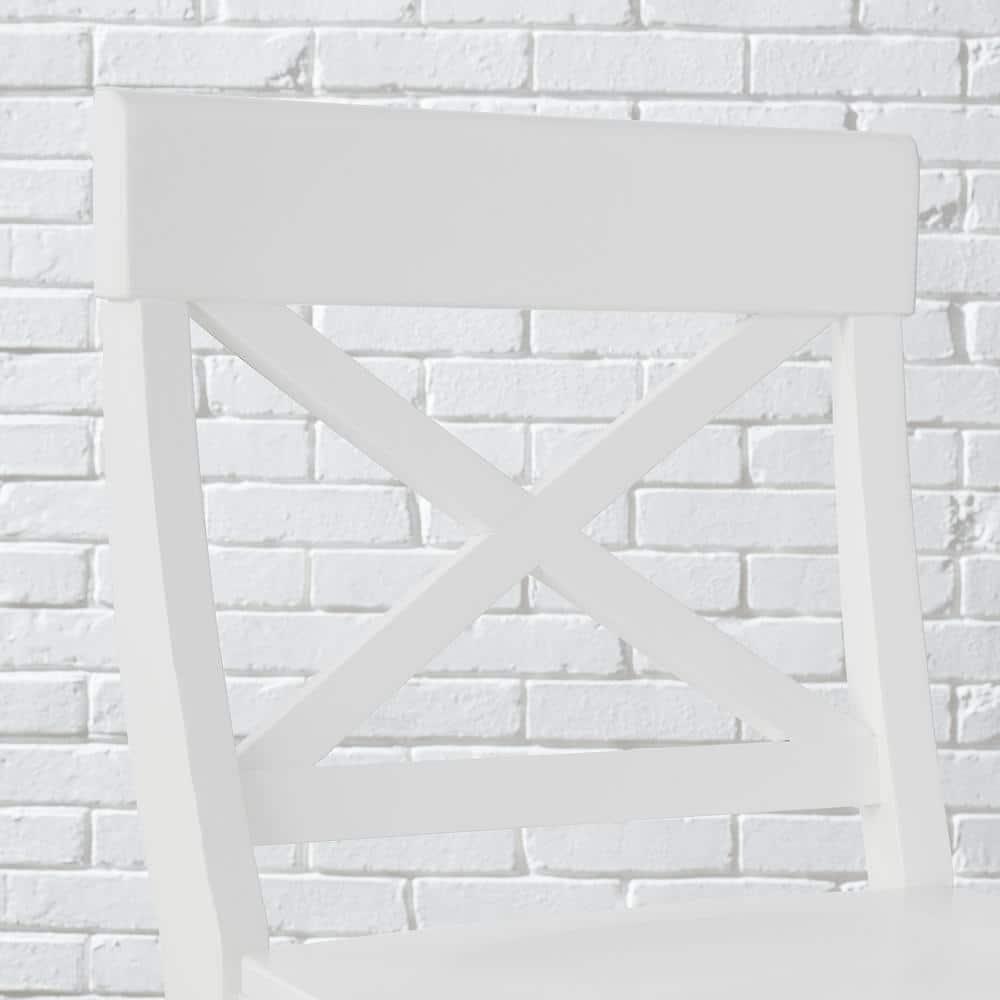 Gracie Oaks Winsley Counter Stool with Solid Wood Frame (Set of 2)