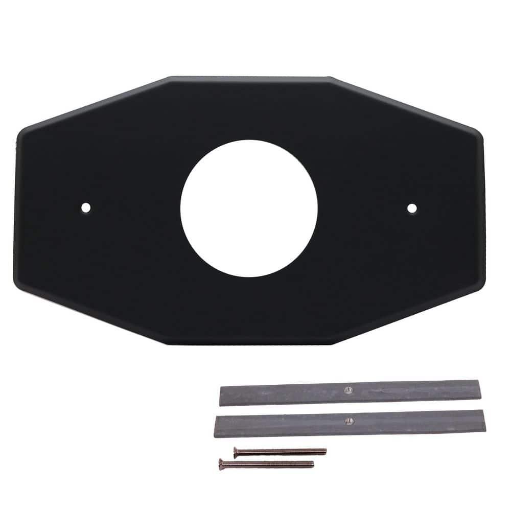 One-Hole Remodel Cover Plate for Mixet Bathtub and Shower Valves