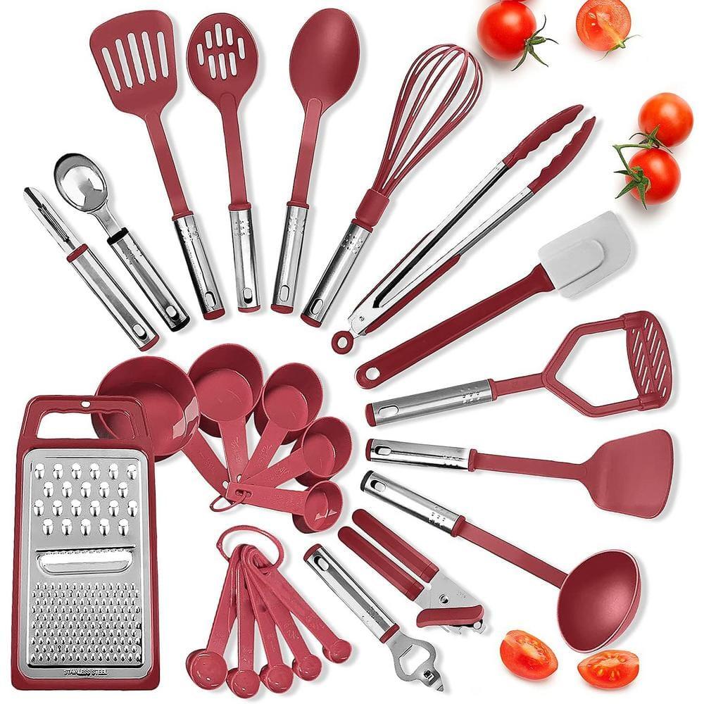 Joytable Joytable 15 Piece Bakeware Set + 24 Piece Utensil Set - Stainless Steel, Non-Stick, Dishwasher Safe, And Heat Resistant