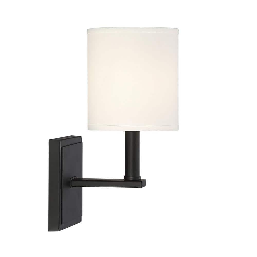 Savoy House Waverly 1 - Light Wall Light in  Matte Black