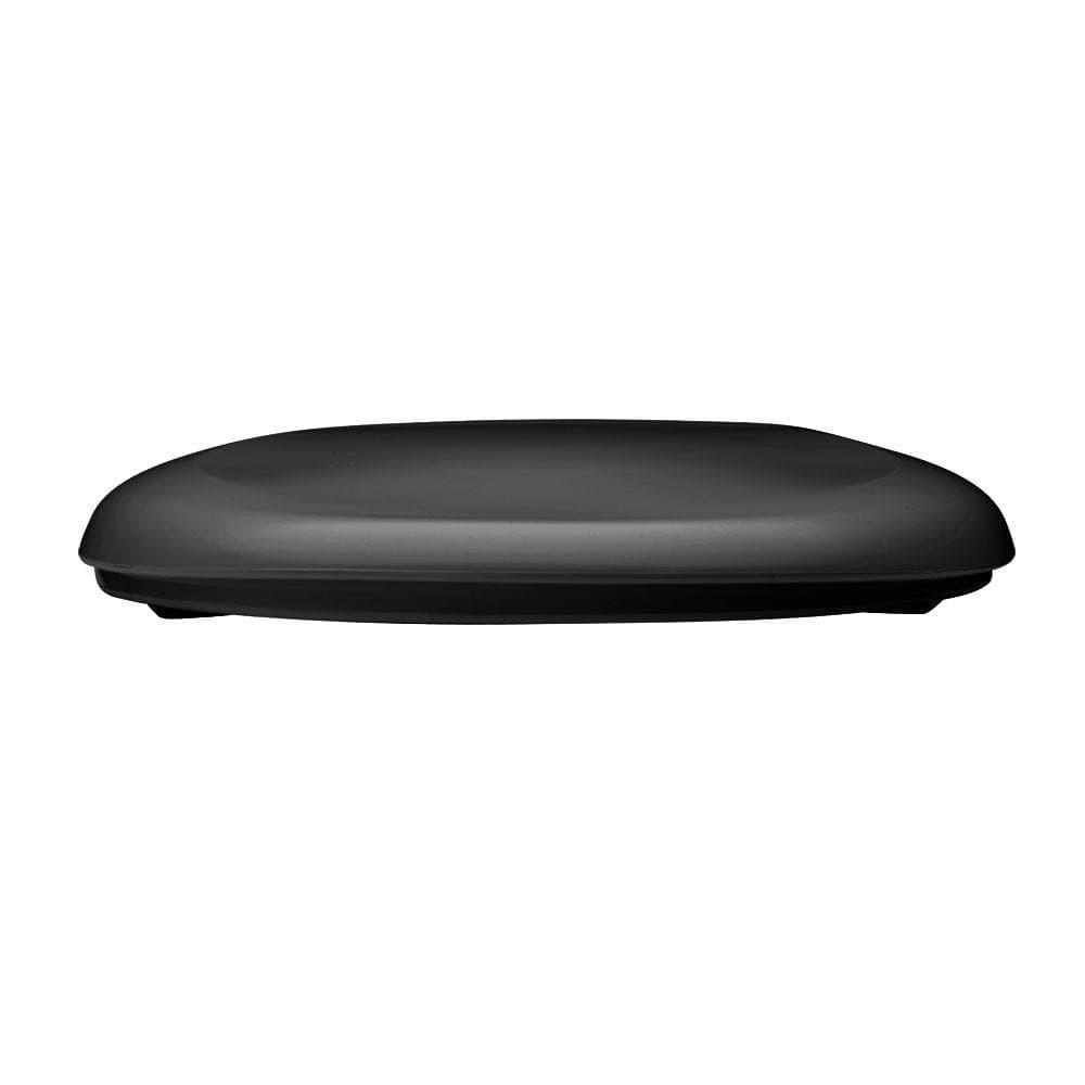 Bemis Classic Colors Slow Close Toilet Seat, Easy Clean Hinges and Durable Plastic Seat, Made in USA, Elongated, Black