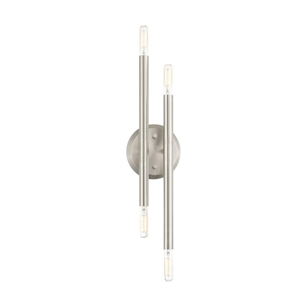 Livex Lighting Soho 4 - Light Wall Light in  Brushed Nickel