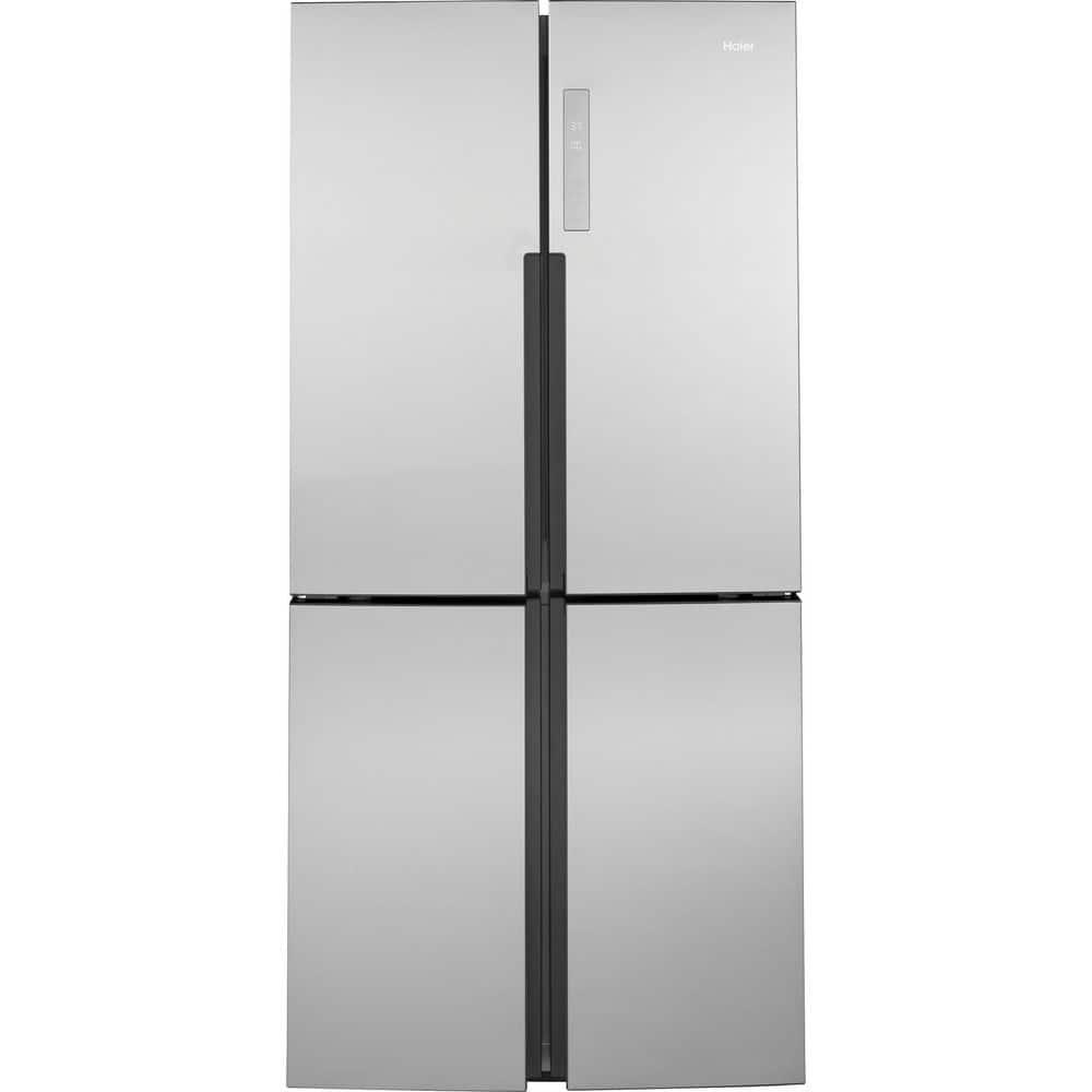 Haier Haier 33" 16.4 Cubic Feet Energy Star Smudge-Resistant Built-in Bottom Freezer Refrigerator QHE16HYPFS