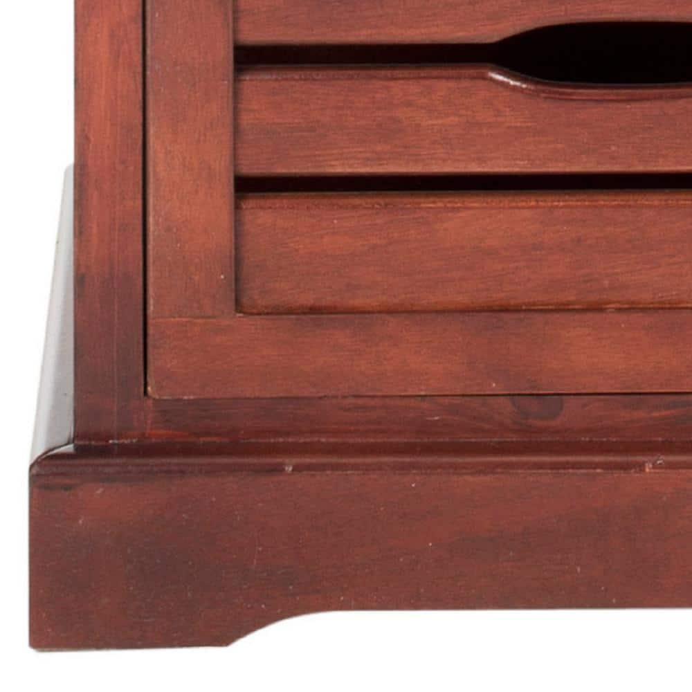 Samara 5 Drawer Cabinet - AMH5714 - Dark Cherry - Safavieh Couture