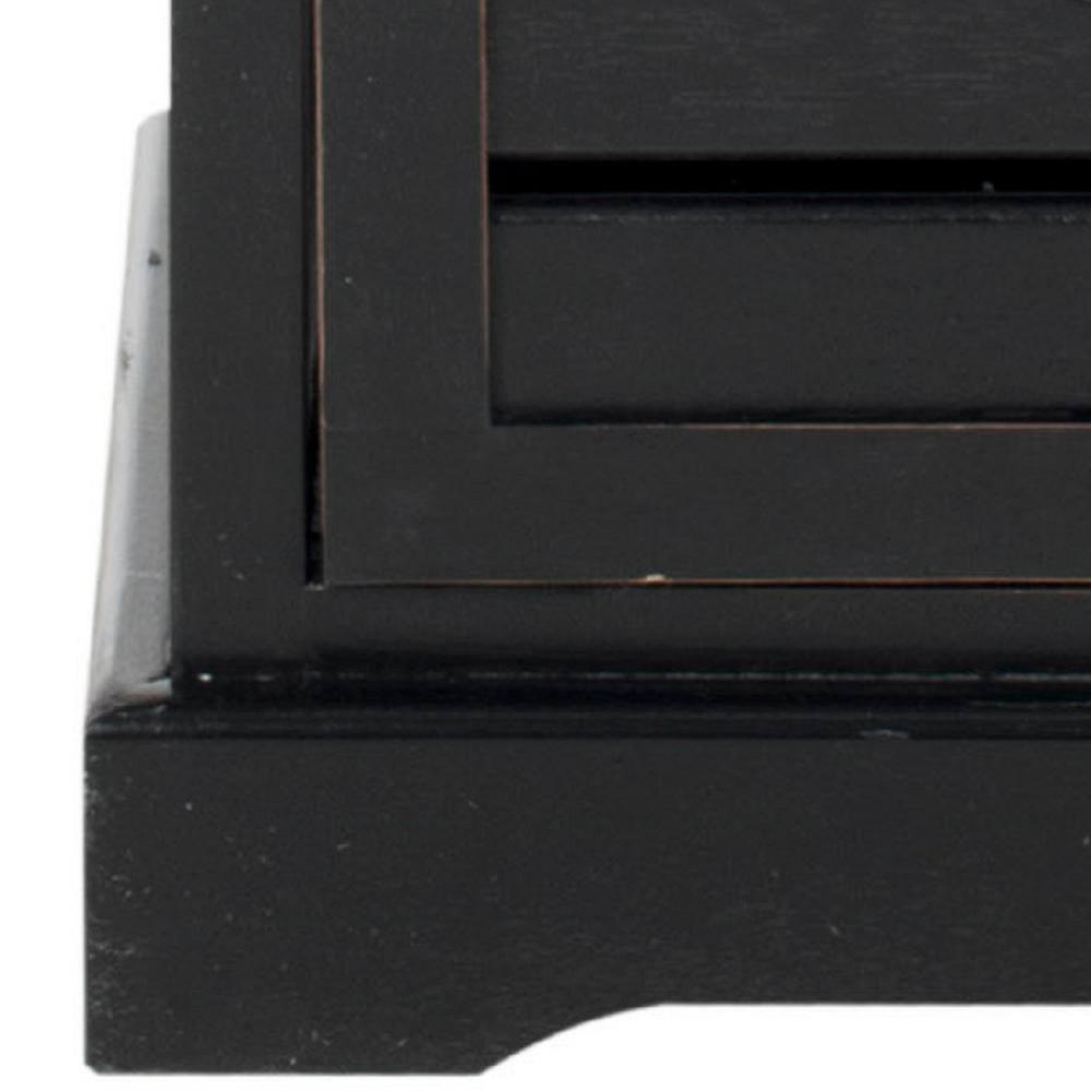 Samara 5 Drawer Cabinet - AMH5714 - Distressed Black - Safavieh Couture