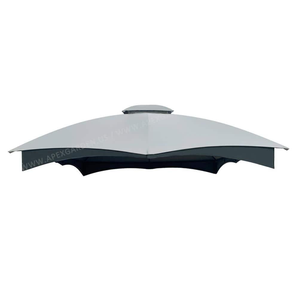 APEX GARDEN Replacement Canopy Top for  Lowes Allen Roth Gazebo  Model # GF-12S004B-1 / GF-12S004BTO