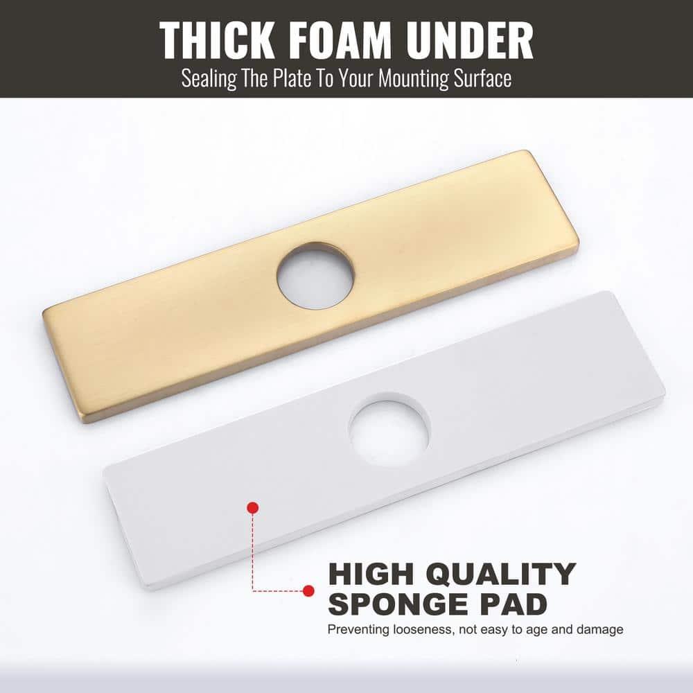 iVIGA VCC06G iVIGA 10" Sink Faucet Hole Cover Deck Plate