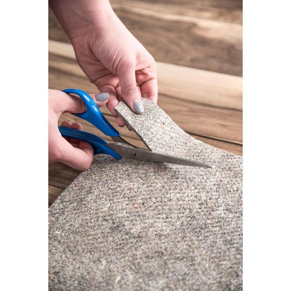 Nuloom Brody Eco-Friendly Non Skid Rug Pad, Oval 5' x 8', Gray