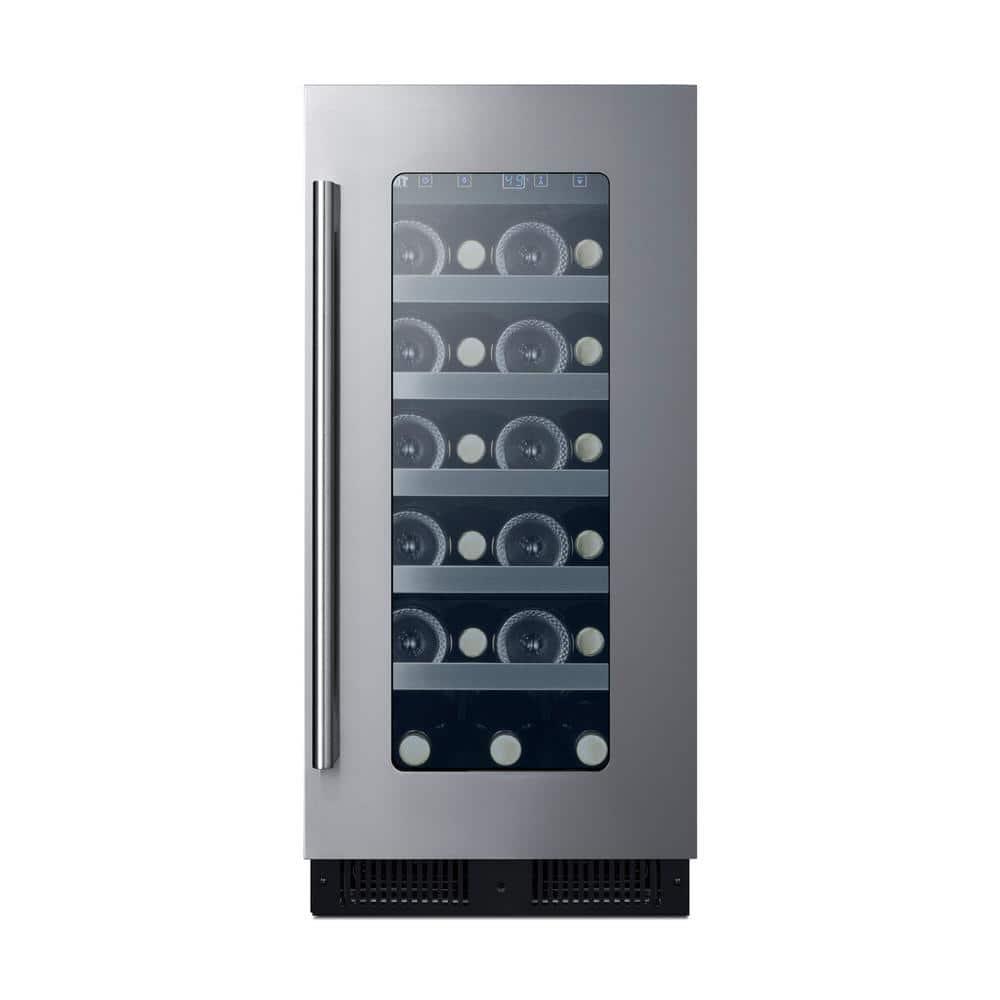 Summit Appliance Summit Appliance Single Zone 14.75'' 23 Bottle Wine Refrigerator with Reversible Door