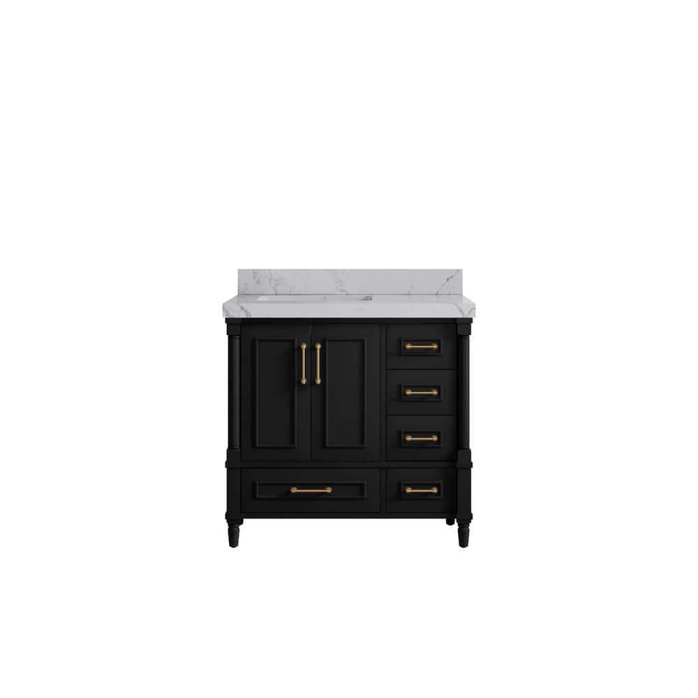 Willow Collections 36'' Single Bathroom Vanity with Quartz Top