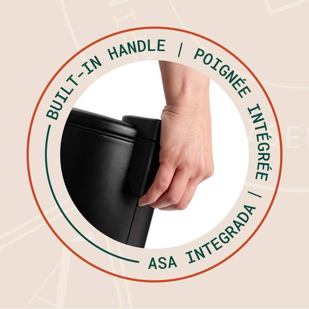 Evideco Mel Metal Step On Kitchen Trash Can - 1.3 Gallons