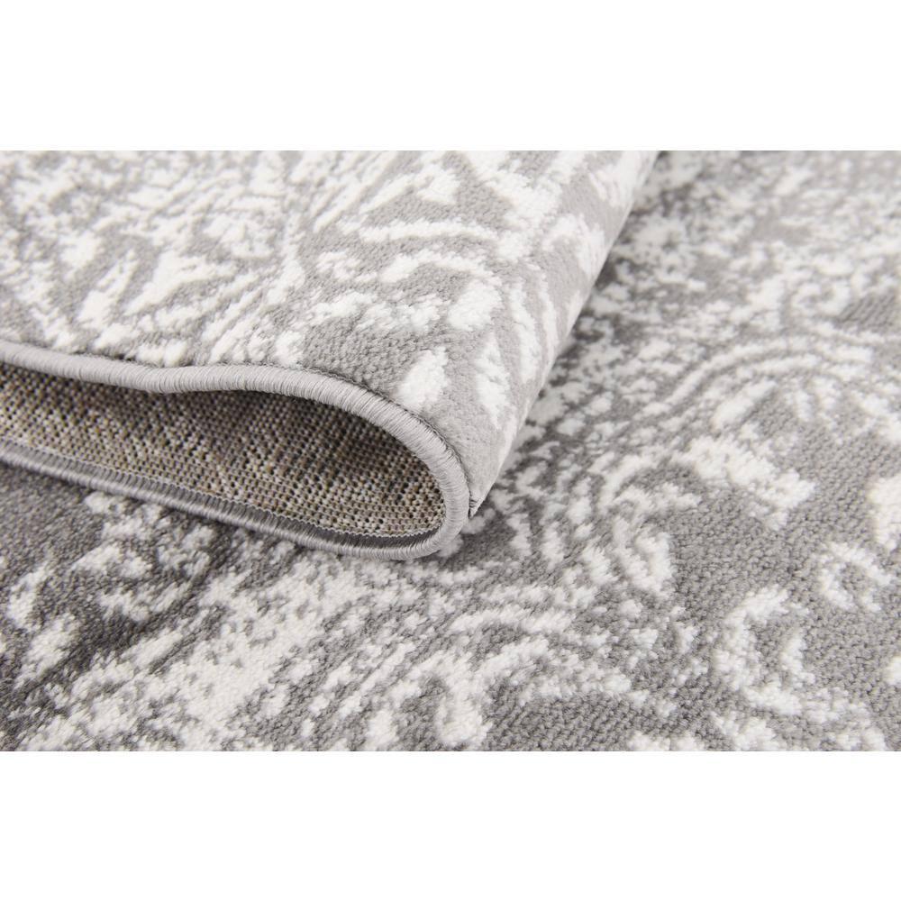 Unique Loom 4' 0 x 6' 0 Sofia Grand Gray Area Rug