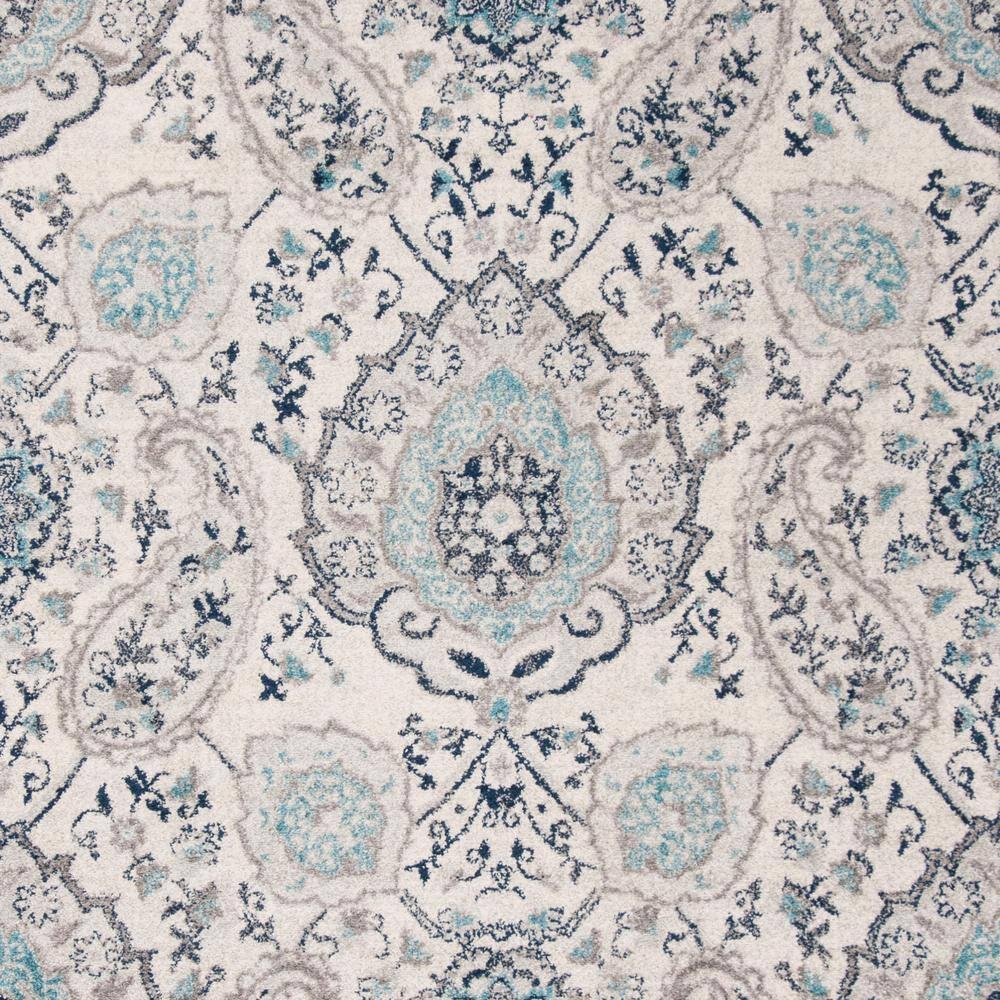 Madison MAD600 Power Loomed Indoor Area Rug - Cream/Light Grey - 6'7"x9'2" - Safavieh