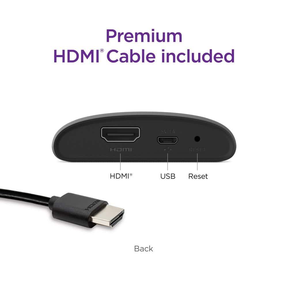 Roku Express HD Streaming Device with High-Speed HDMI Cable, Standard Remote, and Wi-Fi