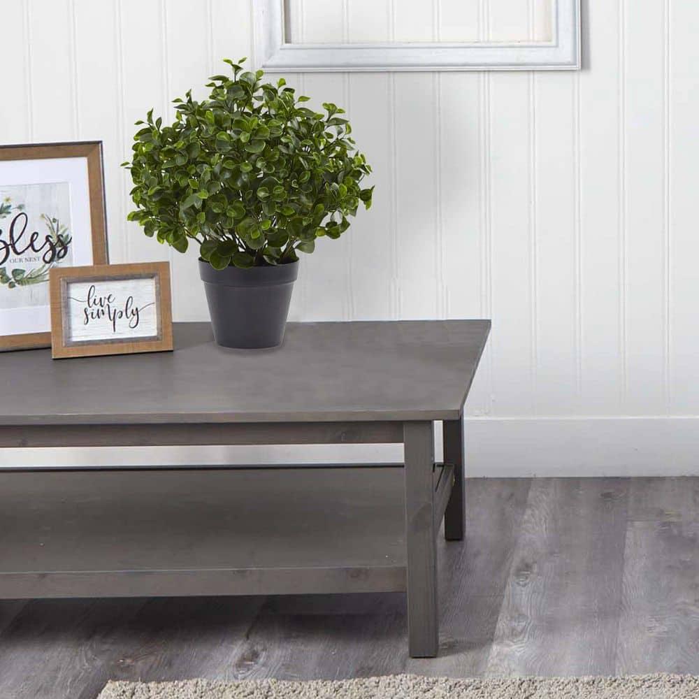 Nearly Natural 23 in. Peperomia Plant UV Resistant (Indoor/Outdoor)