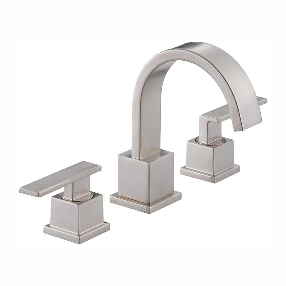 Vero Widespread Bathroom Faucet 3 Hole, 2-handle Bathroom Sink Faucet with Drain Assembly