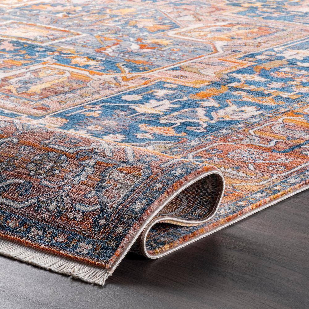 Nuloom Harriet Medallion 2x3 Accent Indoor Area Rug for Living Room Bedroom Dining Room Entryway Kitchen, Rust/Multicolor