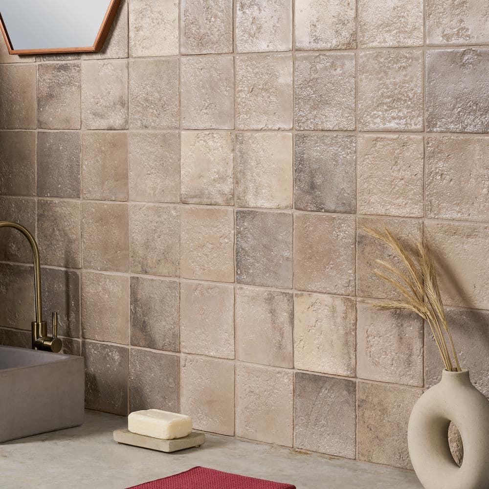 Vario 5.11 In. X 5.11 In. Textured Ceramic Wall Tile (6.09 Sq. Ft. / Case)