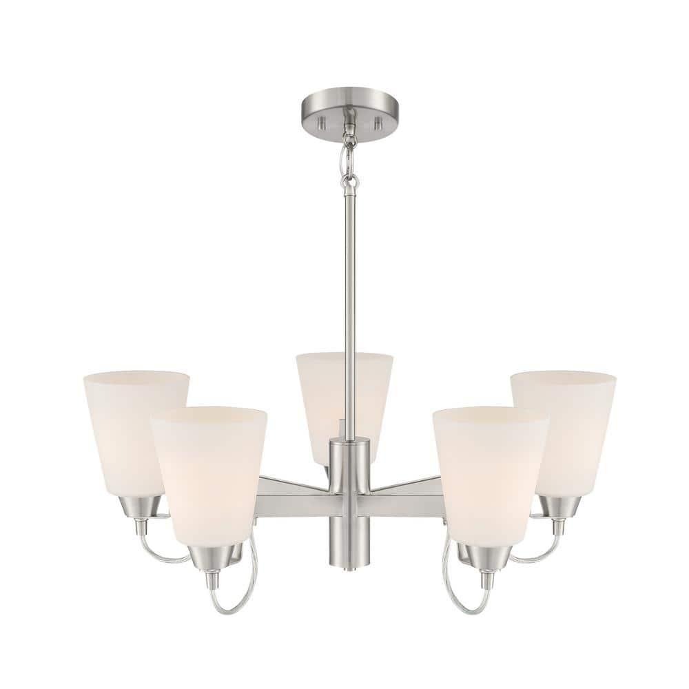 Minka Lavery Beckonridge Coal With Clear Chandelier