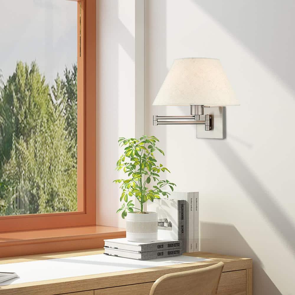Livex Lighting 1 - Light Wall Light in  Brushed Nickel