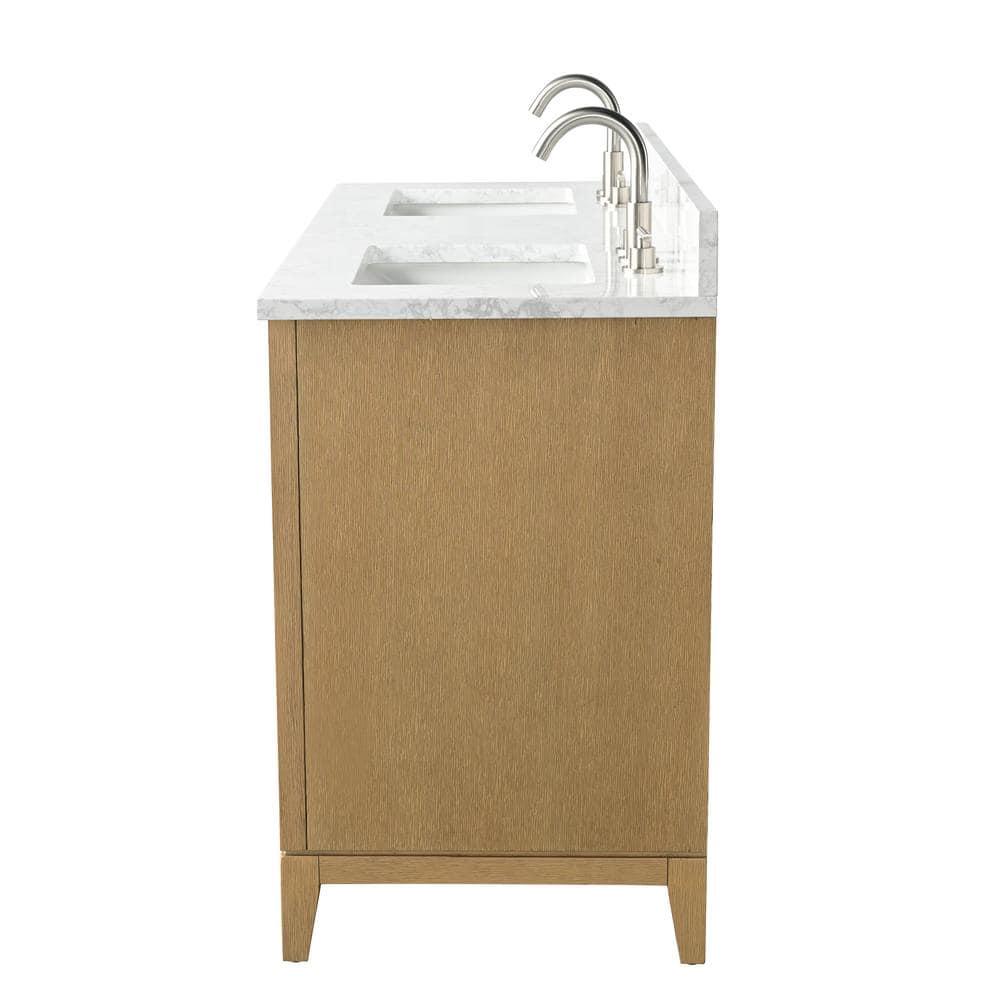 60 Double Bathroom Vanity with Top