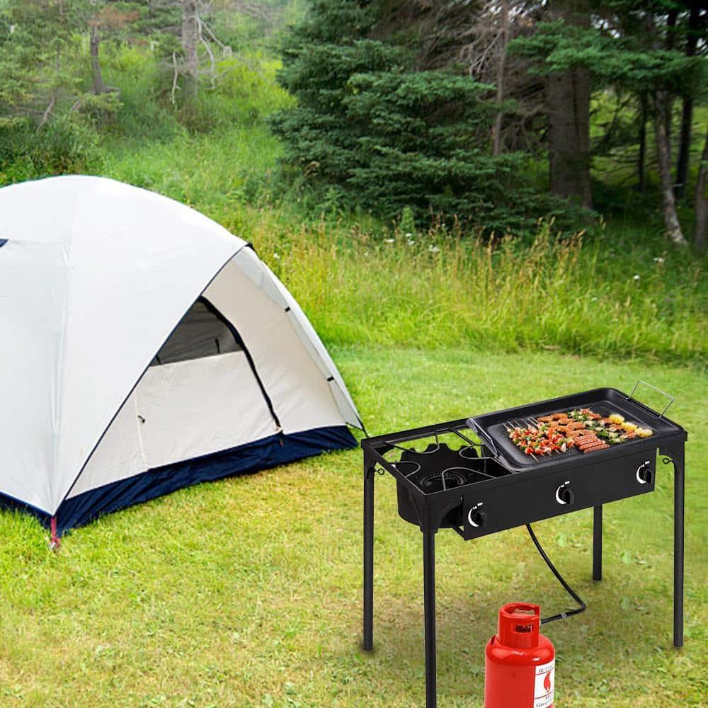 Costway Costway 3 - Burner Propane Outdoor Stove