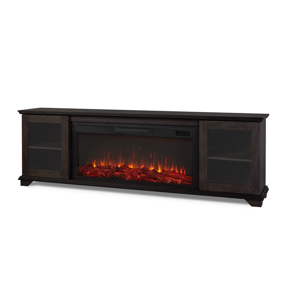 Real Flame Benjamin 81" Landscape TV Stand with Electric Fireplace by Real Flame
