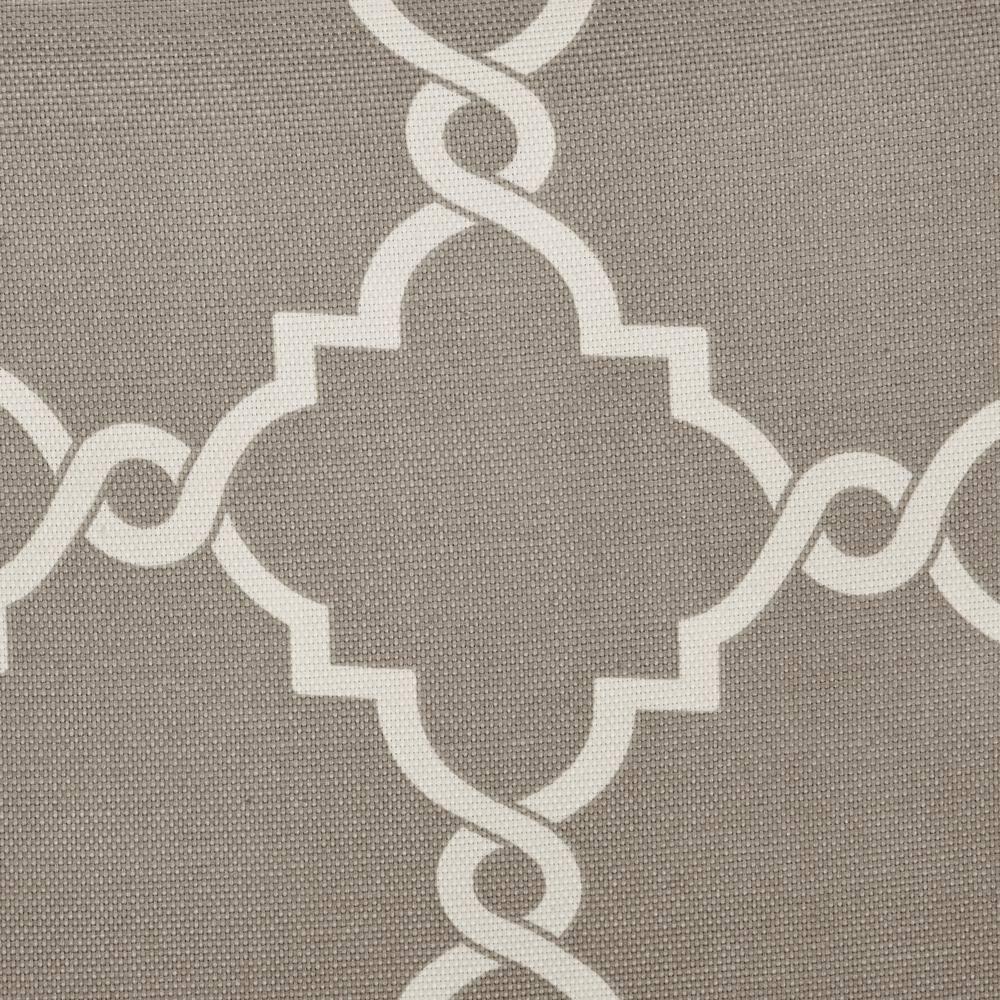 Saratoga Fretwork Print Grommet Top Window Valance