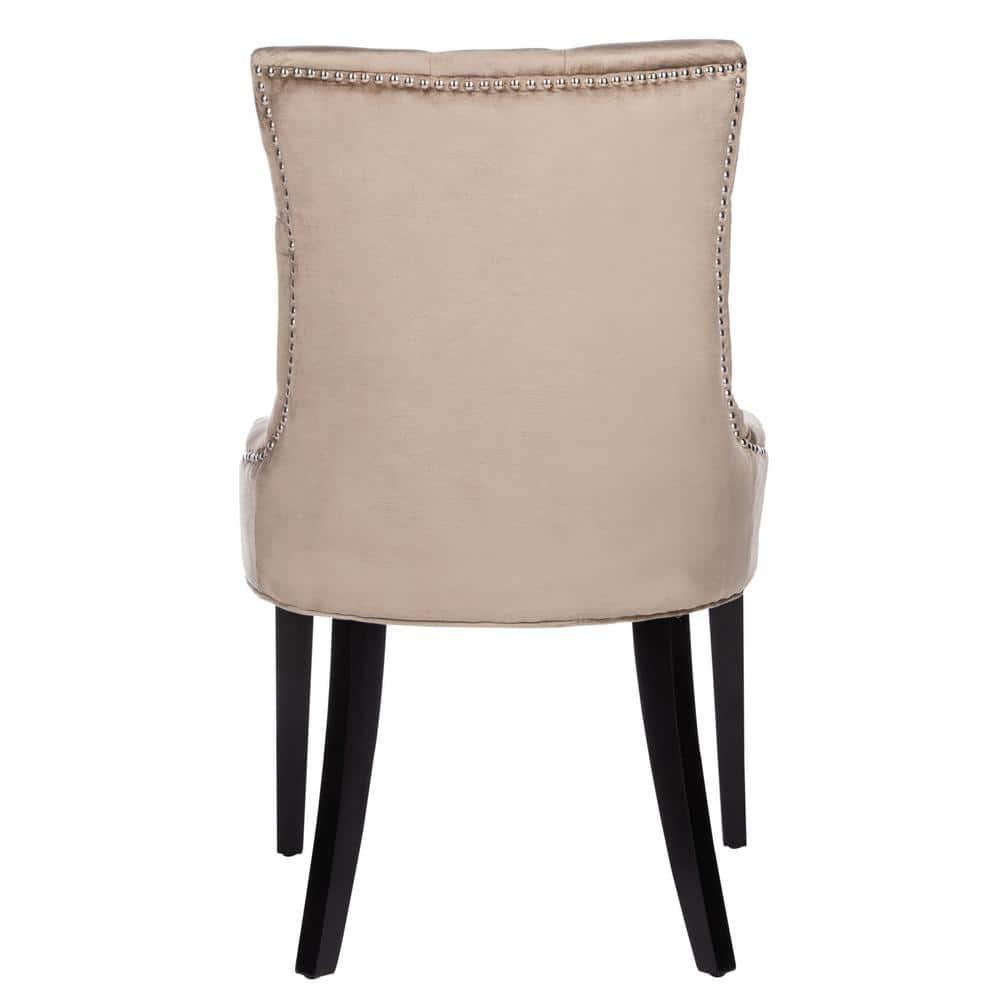 Abby 19''H Tufted Side Chairs (Set of 2)  Silver Nail Heads - Antique Sage - Safavieh