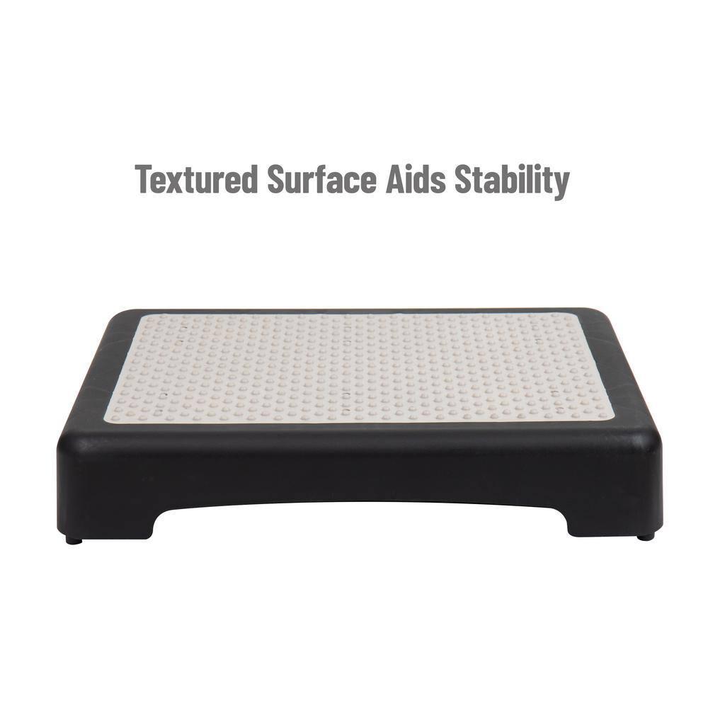 Mind Reader Mind Reader Platform Booster Step, Step Stool for Seniors, Indoor Outdoor, Riser, 15.75"L x 19.5"W x 3.75"H