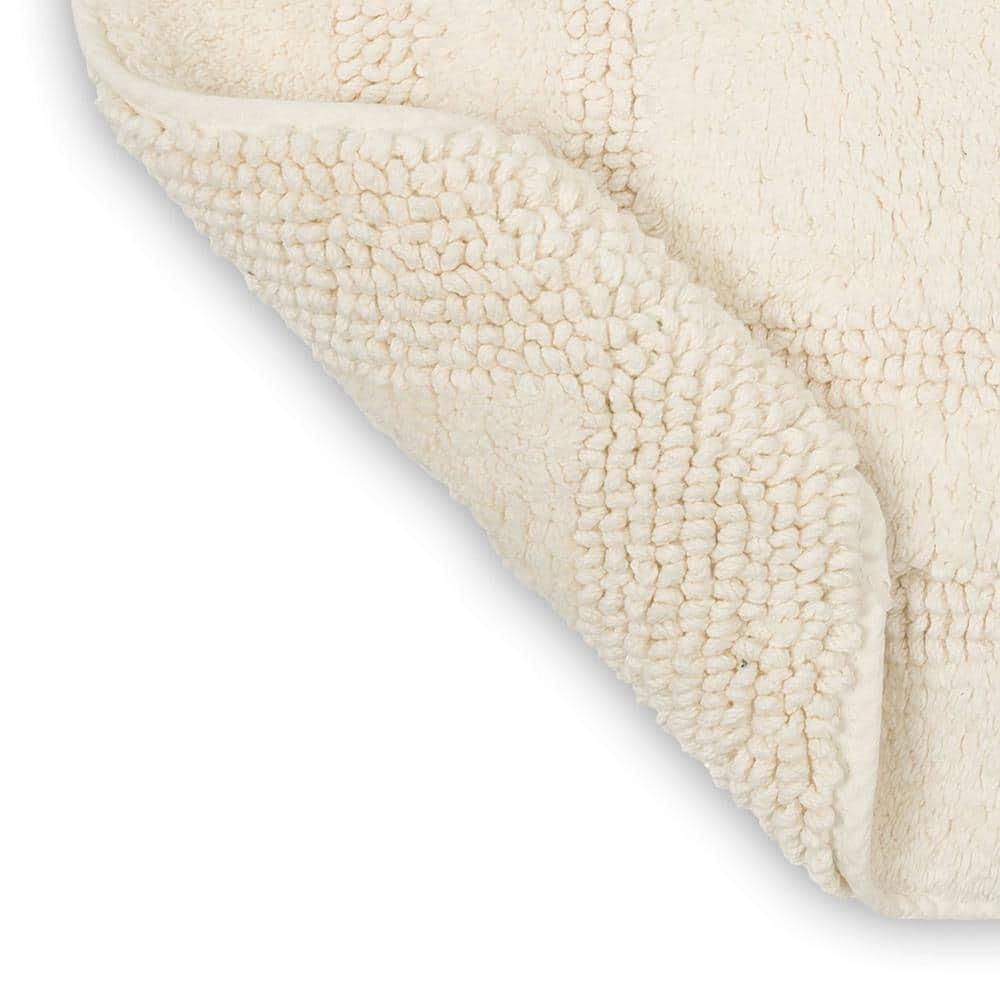 Mohawk Cotton Bath Mat Soft Absorbent Quick Dry Machine Washable Bathroom Mat, Natural, 21" x 34"