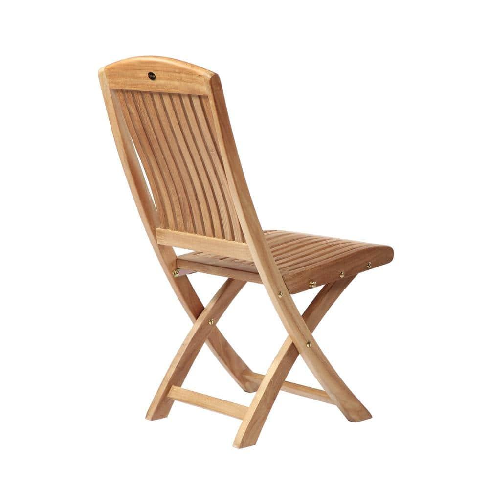 ARB Teak & Specialties Venue Solid Wood Patio Folding Chair Folding Chair