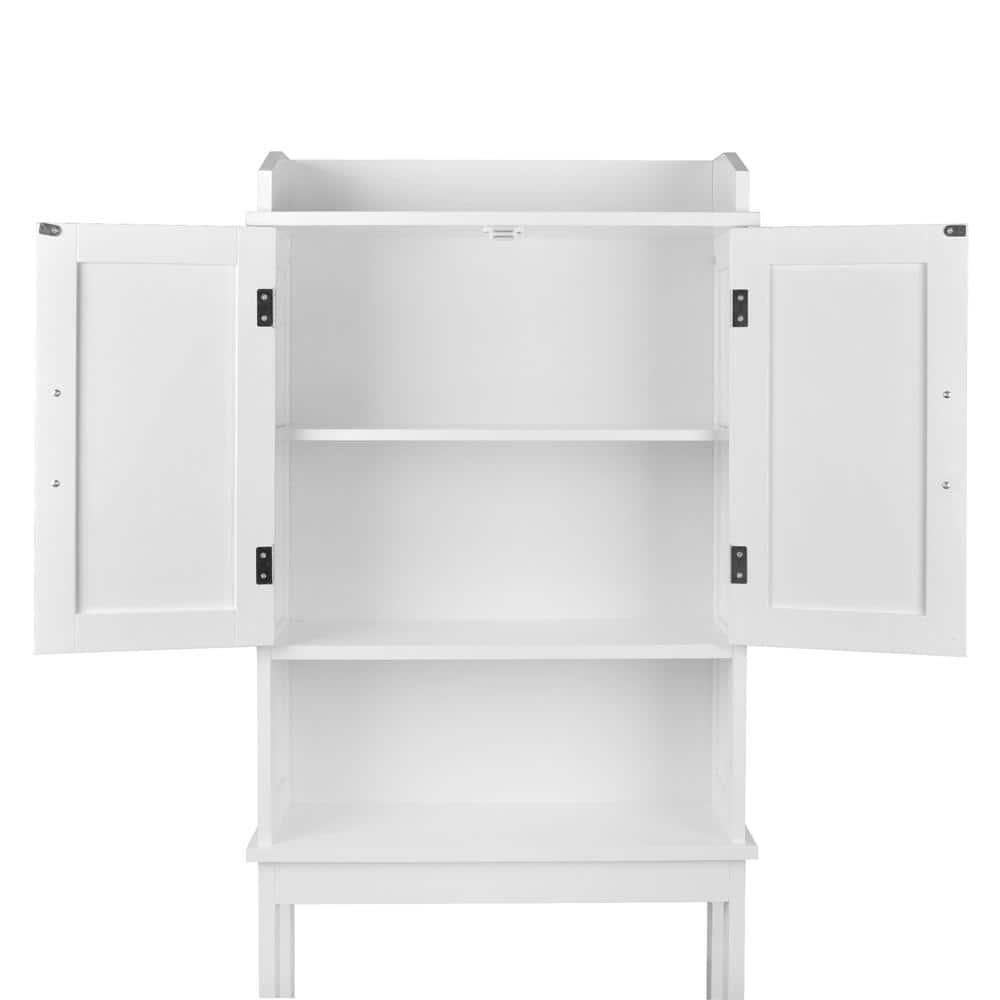 DeerValley Bathroom Freestanding Over the Toilet Storage Cabinet, White & Reviews | Wayfair